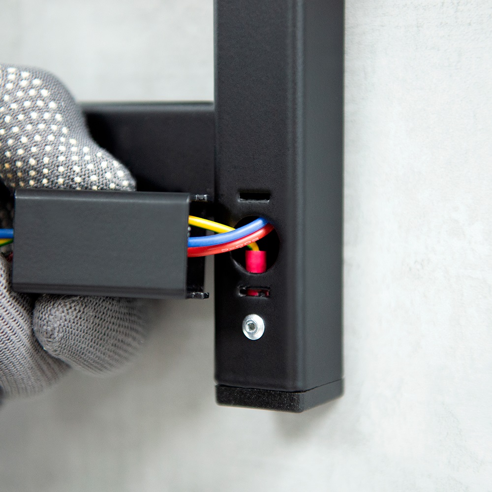 Полотенцесушитель Пэк сп 21 кв 60х50 черный ВГП